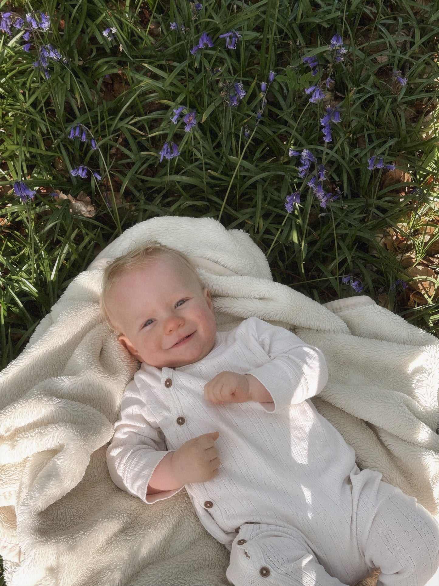 Organic Cotton Pointelle Baby Onesie
