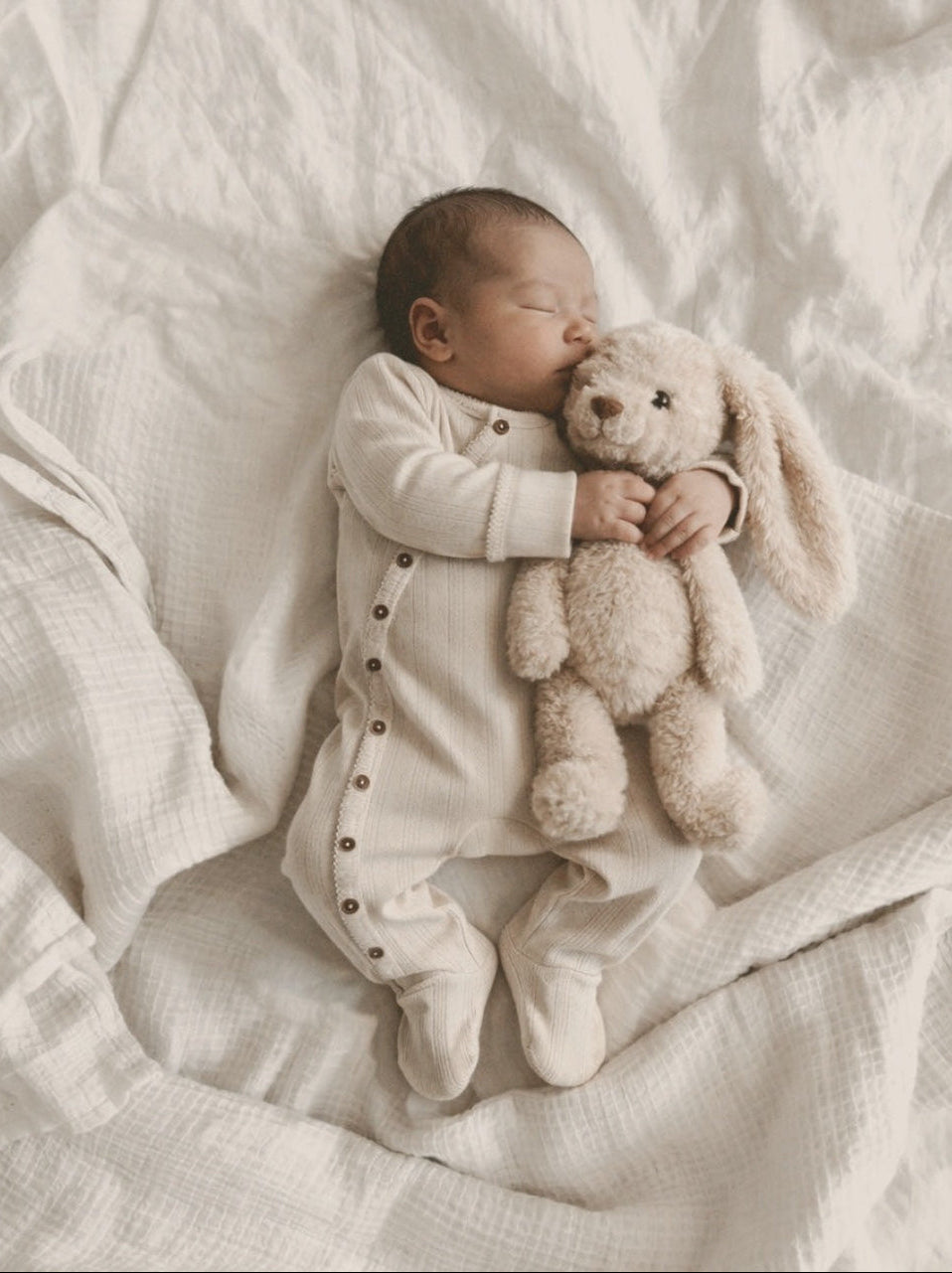 Organic Cotton Pointelle Baby Onesie