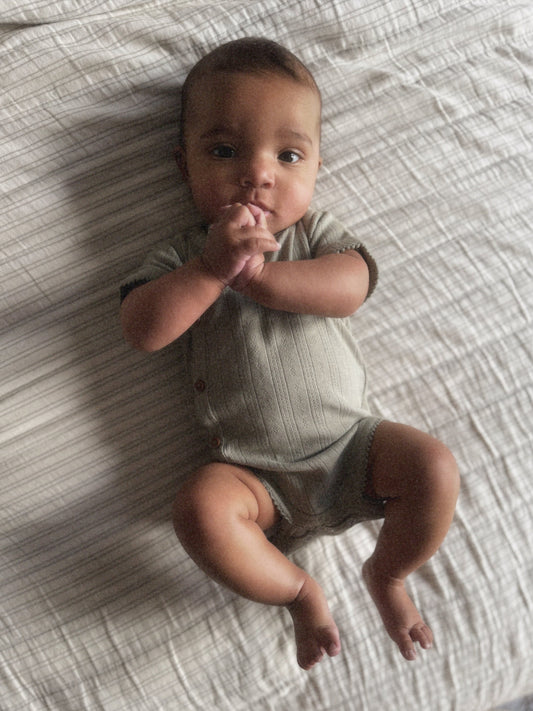 Organic Cotton Pointelle Baby Vest