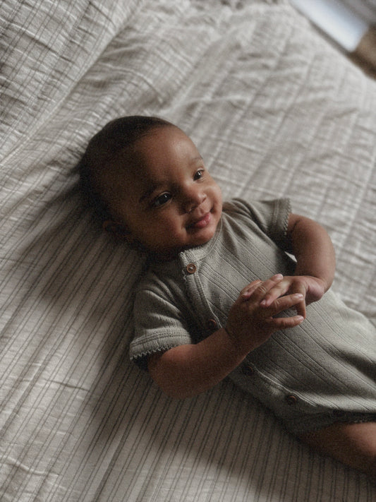 Organic Cotton Pointelle Baby Vest