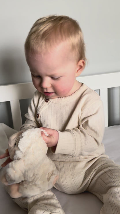 Organic Cotton Pointelle Baby Onesie